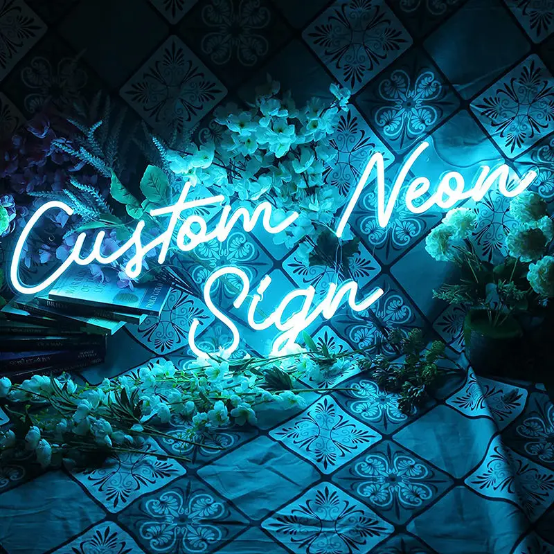 Custom Personalised LED Neon Signs Wall Decoration Neon Led Light Birthday Wedding Decor Business Logo Bar Game Room Night Lamp
