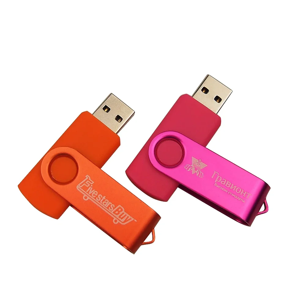 Imagem -02 - Usb Flash Drive 128gb 64gb 32gb Pendrive Cle Usb2.0 Flash Stick Pen Drive 16gb 32gb Usb Stick Memoria Usb Logotipo Livre 100 Peças Lote