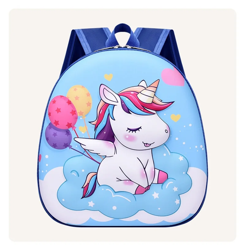 Cute Unicorn Backpacks Cartoon Animal School Bag Children Schoolbags Kids Colorful Soft Cotton Backpack Girls Bags