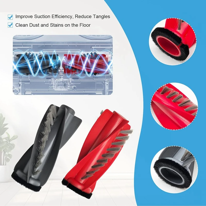 Аксессуары для Roborock Qrevo Curv, P20 Pro, запасная часть робота-пылесоса, основная боковая щетка, фильтр Hepa, мешки для швабры