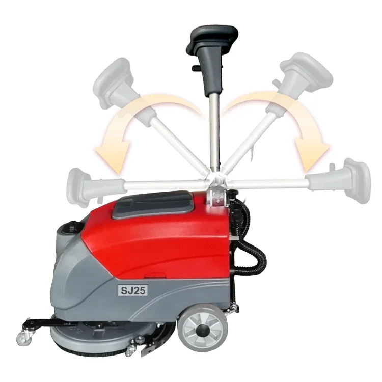 Walking Behind Automatic Scrubber Electric Floor Scrubber Machine Floor Scrubber