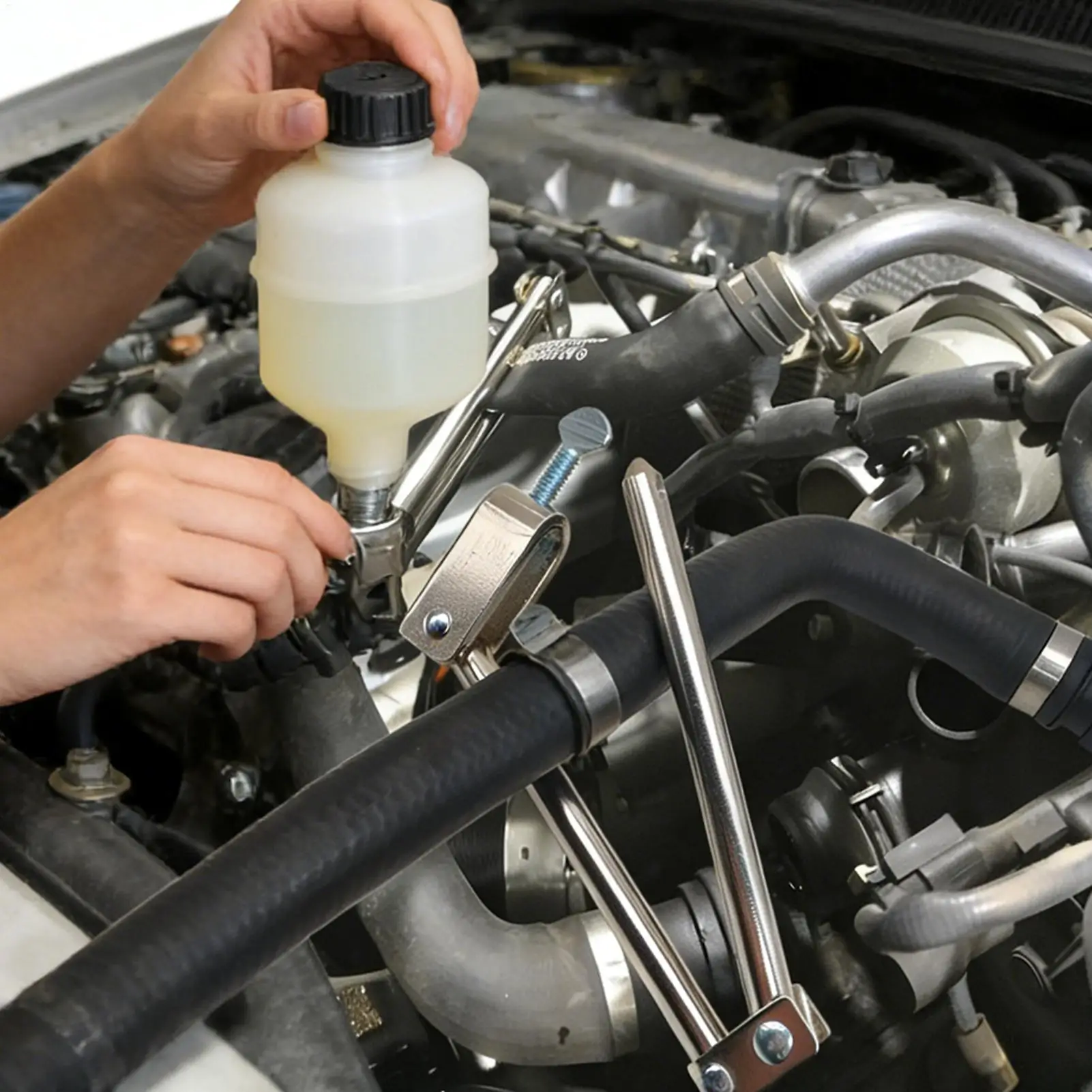 

Hose Pinch Clamp 2 Pieces Adjustable Pliers Metal Car Brake Oil Hose Clamp For RV SUV Truck Vehicle Radiator Coolant Pipe