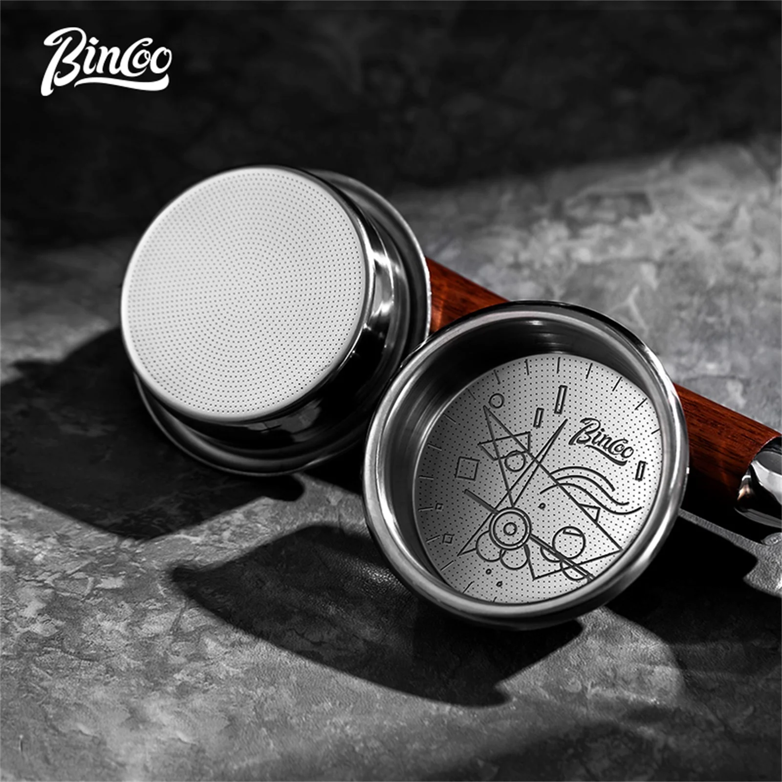 

Высокоточный фильтр-корзина BINCOO 51/58.5 мм, корзина для портафильтра 16/18/20 г, емкость для кофейного порошка для эспрессо-машин, CoffeeHandle