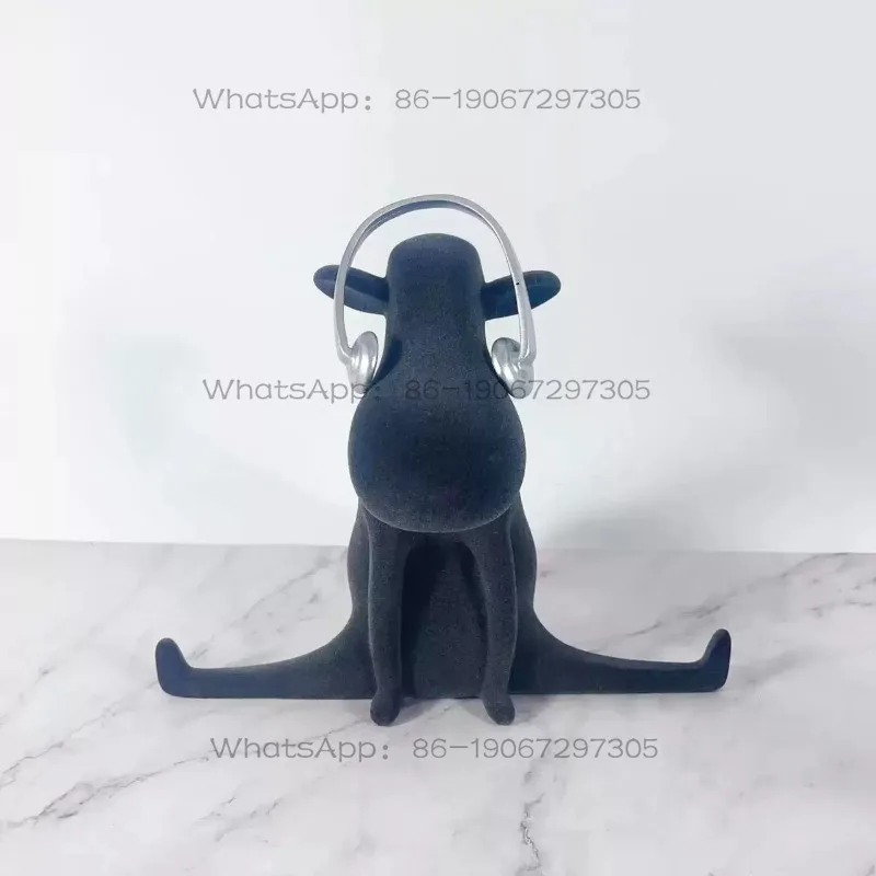 Modern Simple Music Flocking Donkey Ornament Decoration Entrance Decoration