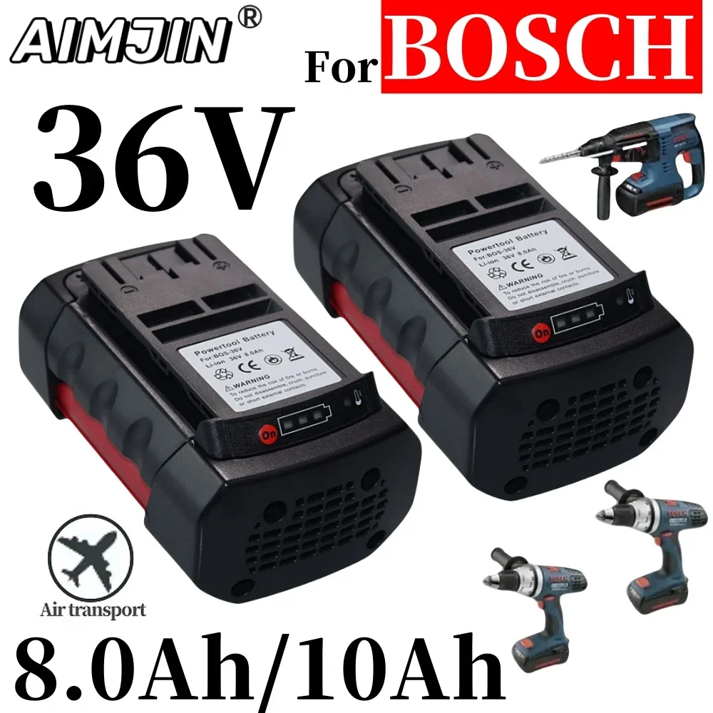 For Bosch 36V battery 10000mAh 8000mAh BAT4030 BAT4040 BAT4050 BTA4060 Power tools Li-Ion Battery