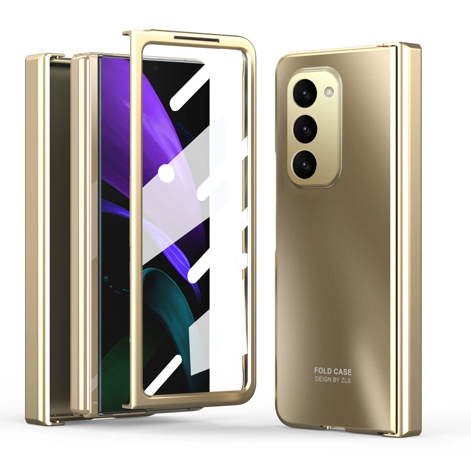 

Для samsung z fold 3 4 5 fold5 fold4 fold3 противоударная стеклянная пленка для всего тела Funda чехол для Samsung Galaxy Z Fold 2 5G