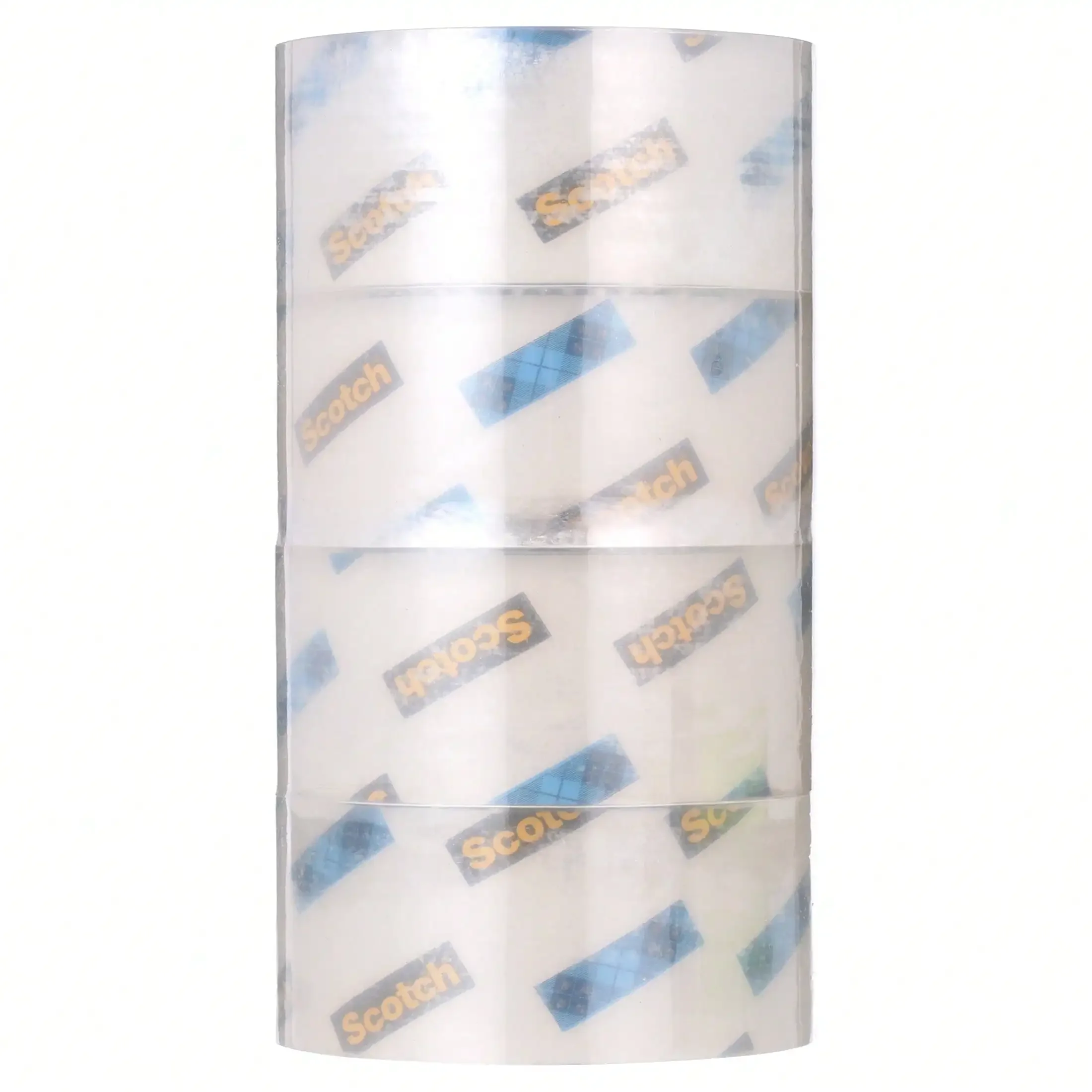 

Shipping Packaging Tape, Clear, 1.88" x 54.6 yds, 4 Rolls,Superior Adhesion