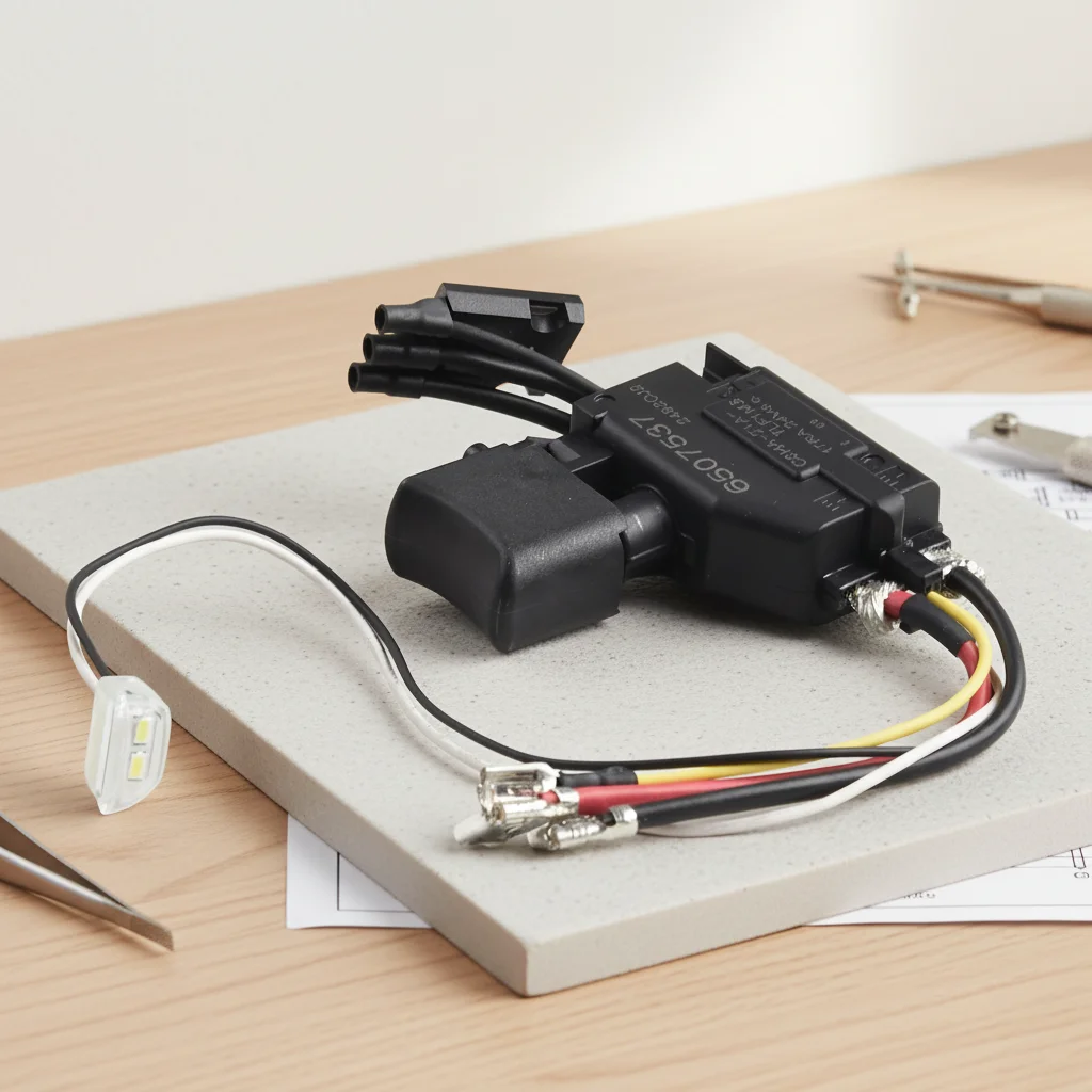 

6507545 650754 Switch Trigge 632F27-4 Suits For -Dhp482 -Ddf482 Cordless Screwdriver Spare Parts Power Tools Accessories