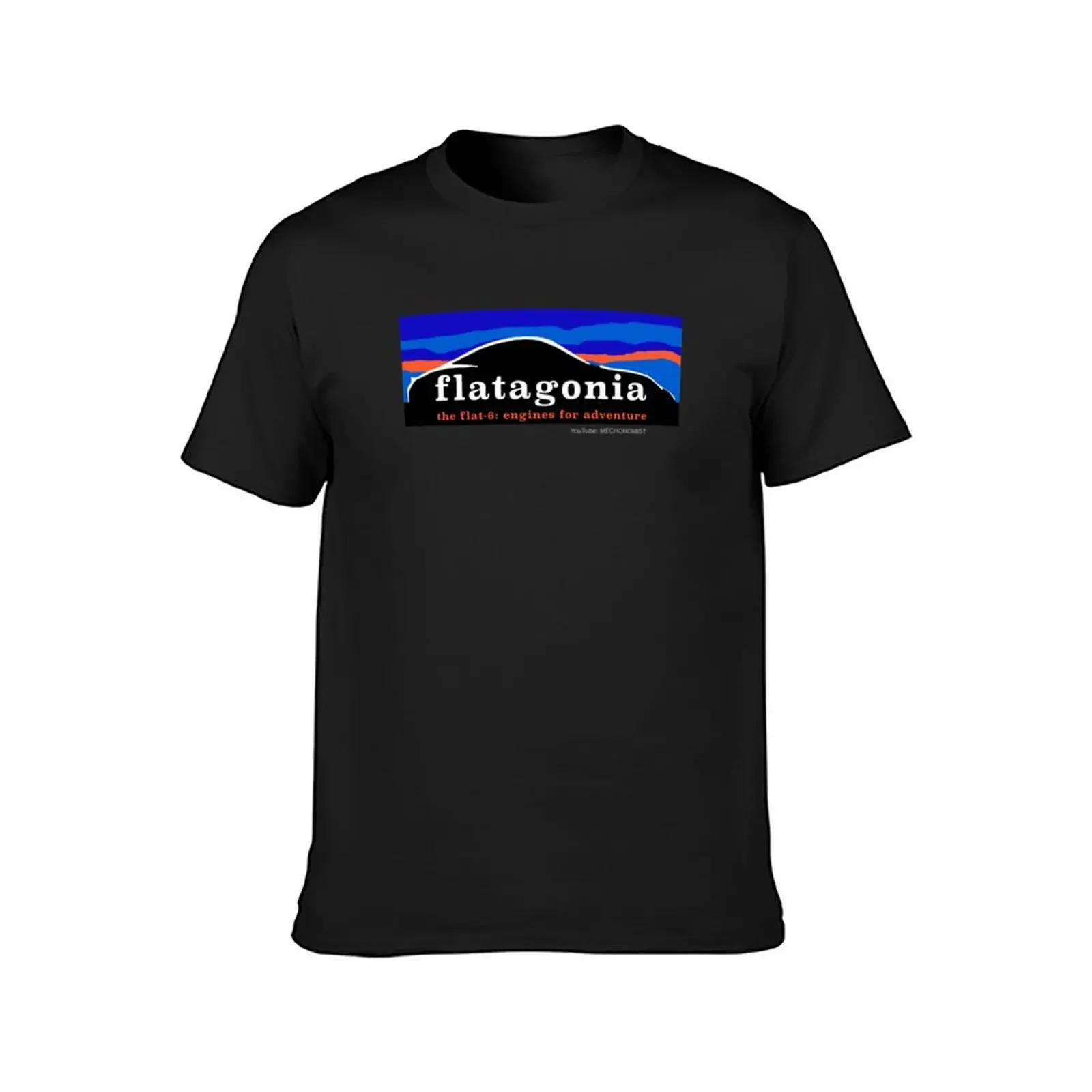 FlatagoniaFlat 6 Engine Adventure T-Shirt oversized t shirt vintage t shirts sports fans Men's t-shirt