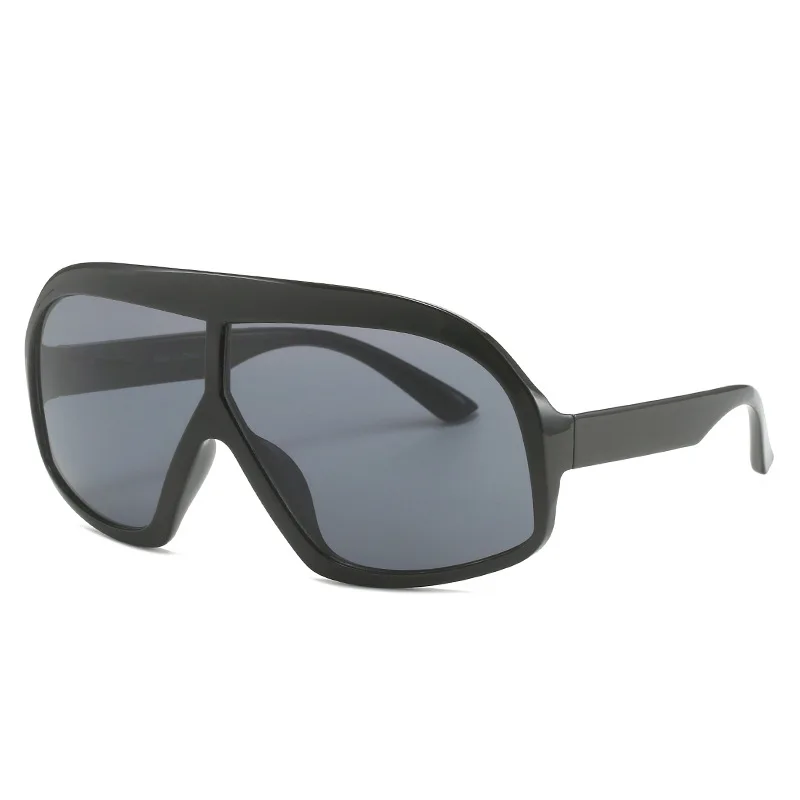 Nuevas gafas de sol de gran tamaño de una pieza, gafas de sol de marca a la moda para mujer, gafas de sol de escudo grande para hombre, gafas de sol UV de lujo a la moda para exteriores