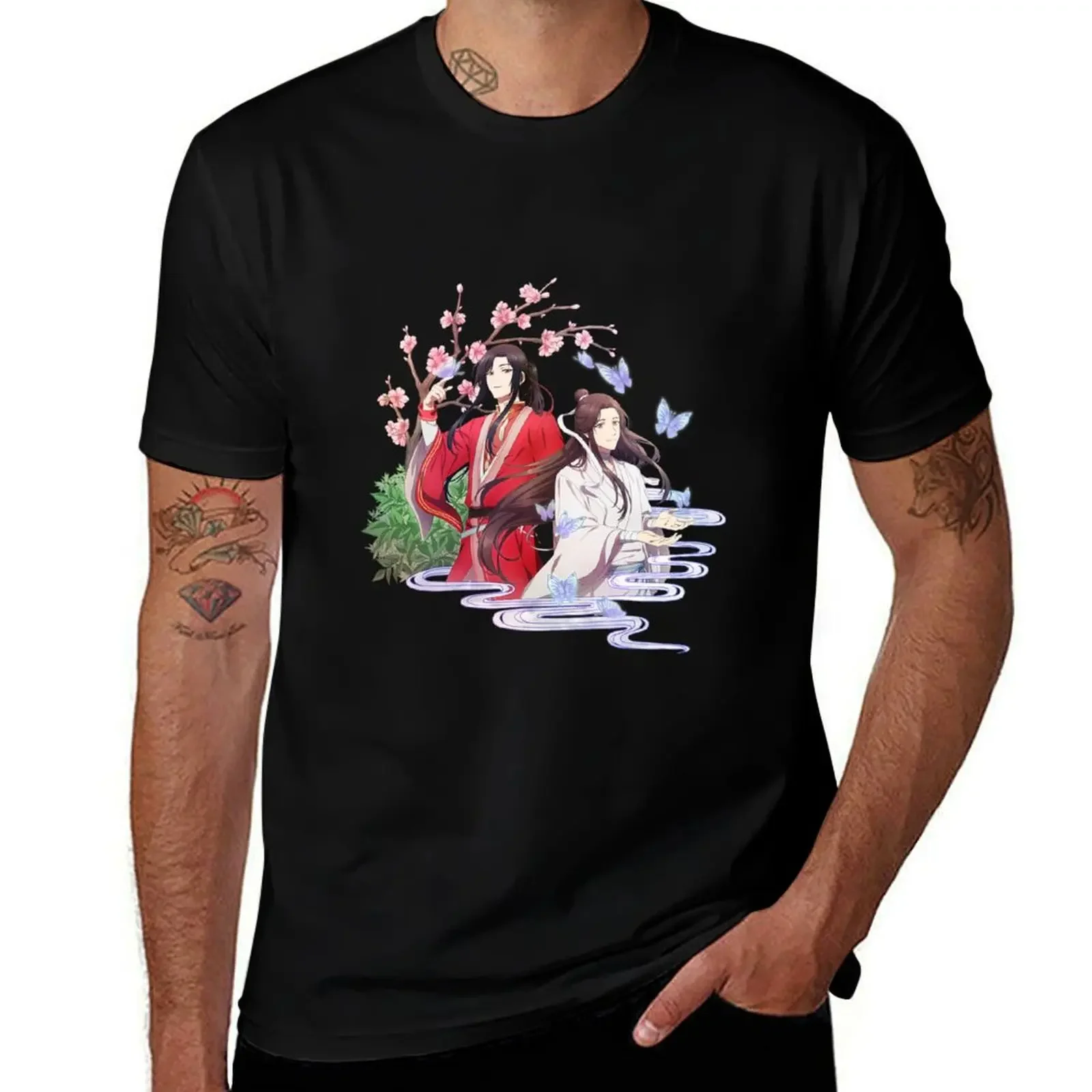 

TGCF - Heaven officials blessing Hualian - hua cheng and xie lian T-Shirt shirts graphic tees anime shirts men