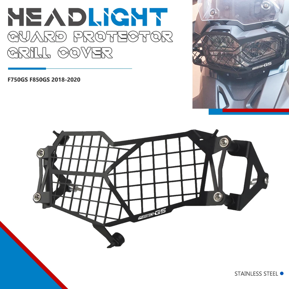 

For BMW F750GS F850GS 2018 2019 2020 Motorcycle Headlight Head Light Guard Protector Cover Protection Grille F 750 850 GS