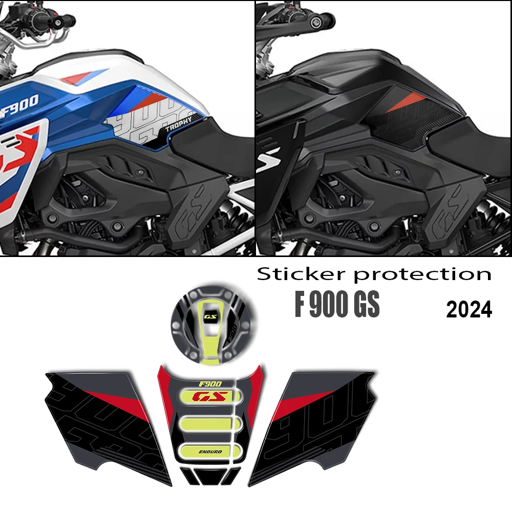 3D Sticker Motorcycle 3D Epoxy Resin Sticker Kit for BMW F 900 GS F900GS 2024 Tank Pad Protection