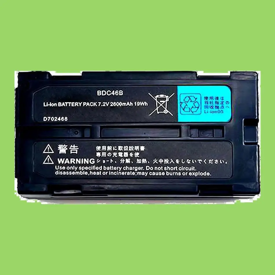 

Total Station Battery BDC46B 2600Mah For Sokkia SET230R SET300 SET330 SET530 SET630