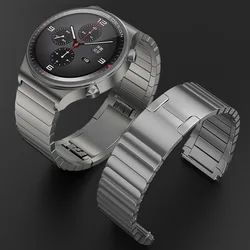 Cinturino in acciaio inossidabile da 22mm per Huawei Watch 3/Pro2 46mm GT2e per Samsung Galaxy Watch 3/Gear S3 bracciale in metallo per Amazfit GTR