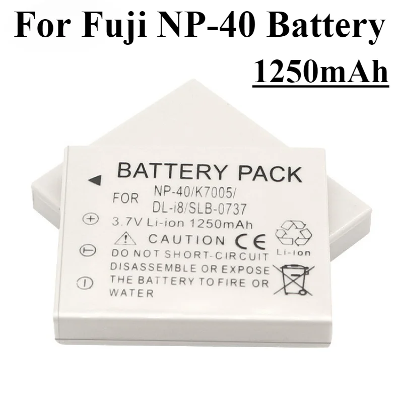 

FNP-40 NP-40 NP40 Camera Battery + Charger for Fuji F40iF455 F460 F470 F480 F601 F610 F650 F710 F710 F810 Z1 Z2 Z3 Z5 V10 J50