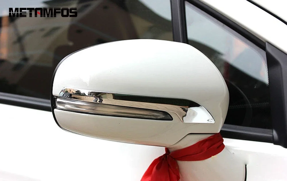 For Suzuki Sx4 S-Cross Crossover 2013-2020 2021 2022 Chrome Side View Rearview Mirror Strip Molding Trim Accessories Car Styling