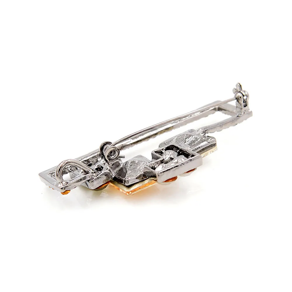 CINDY XIANG Shining Rhinestone Geometric Vintage Elegant Brooches For Women High Quality Crystal Pin Coat Jewelry