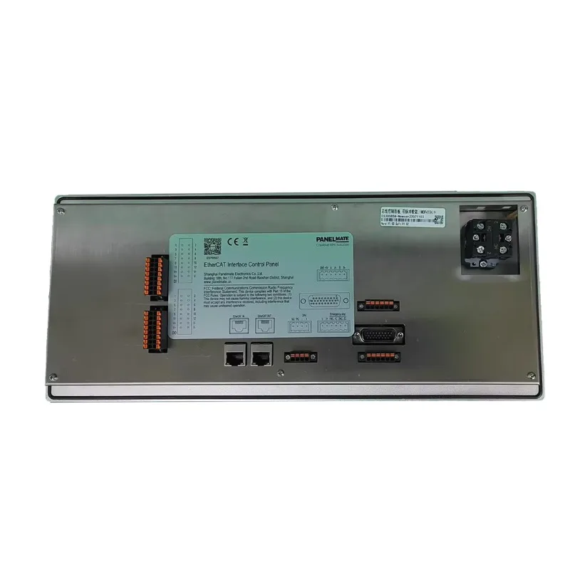 EtherCAT CNC Control Panel with Codesys with Pulse Rotary Button Emergency Stop, Encoder, 63 Short Travel Switches with LED
