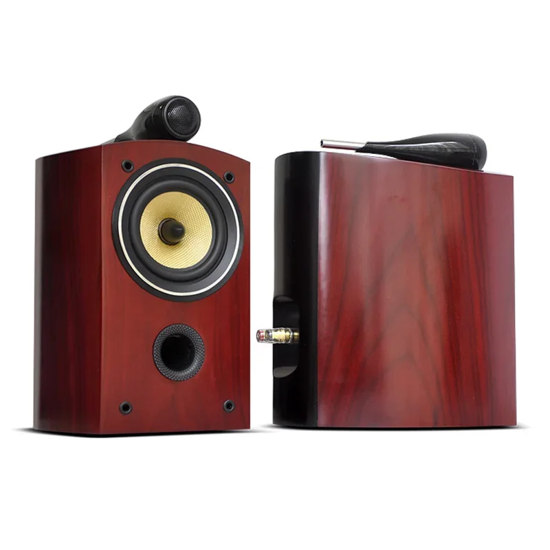 ONL-S05 WZ-501S 5.5 Inch HiFi Bookshelf Speaker Two-way 70W-150W/ 4 Ohm Monitor Speakers Red Color