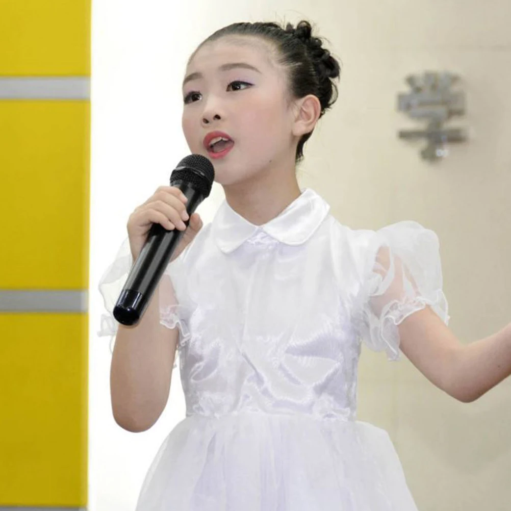 

3 Pcs Silver Toy Microphone Children's Play for Kids Pretend Toddler Microphones
