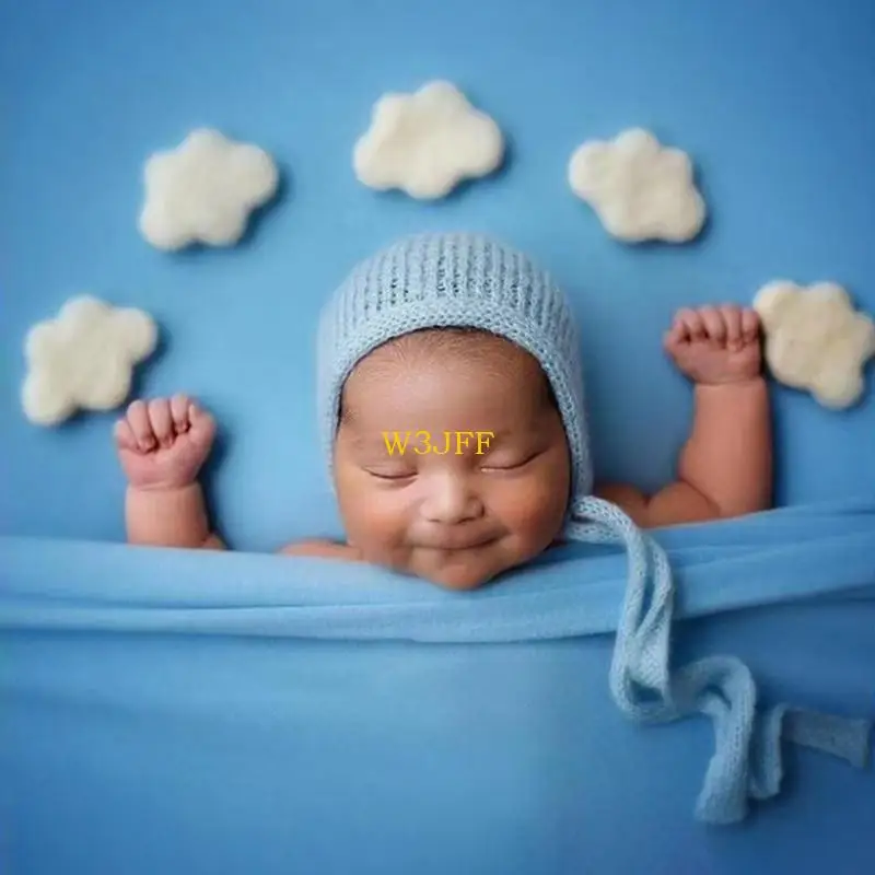 ورأى الصوف الطفل اليدوية W3JF بالون زينة الوليد التصوير الفوتوغرافي اطلاق النار الدعائم