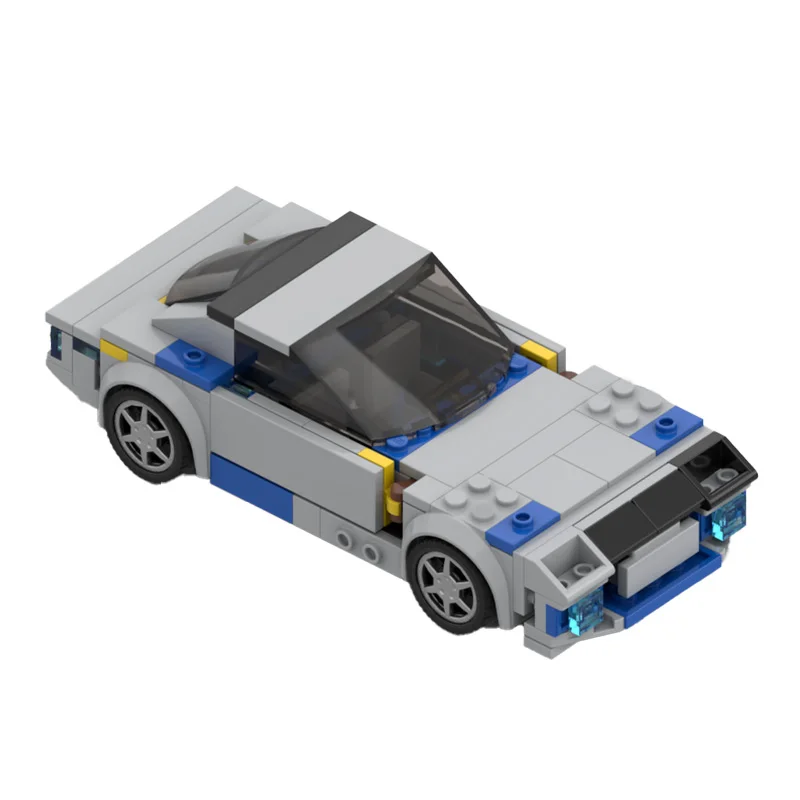 ชุดตัวต่อรถสปอร์ตเรโทรสุดเท่ 198 ชิ้น สไตล์เมือง สร้างสรรค์ สำหรับเด็กผู้ชาย ของขวัญคริสต์มาส