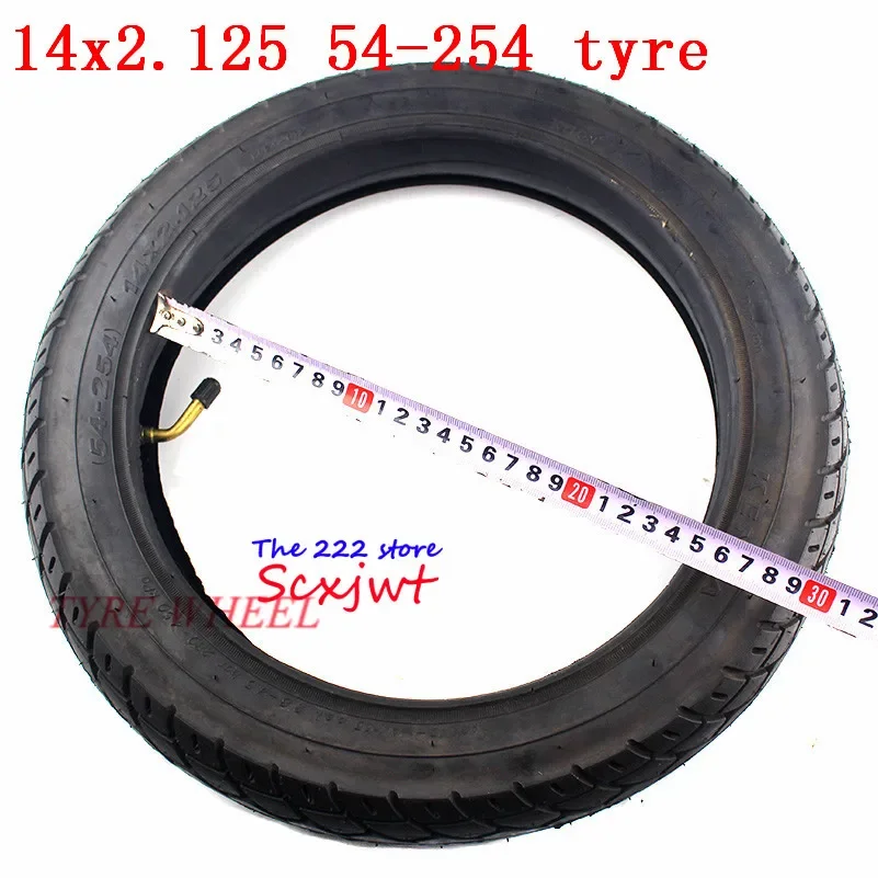 14 inch wheel Tire  X 2.125 / 54-254 tyre inner tube fits Many Gas Electric Scooters and e-Bike *2.125 tire x2.125