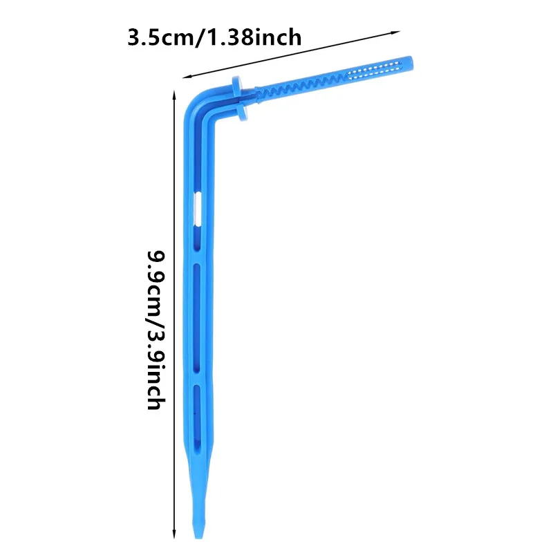 100PCS Bend Arrow Dripper Micro Drip Irrigation Kit Emitters for 3/5mm Hose Garden Watering Saving Micro Dripper Greenhouse