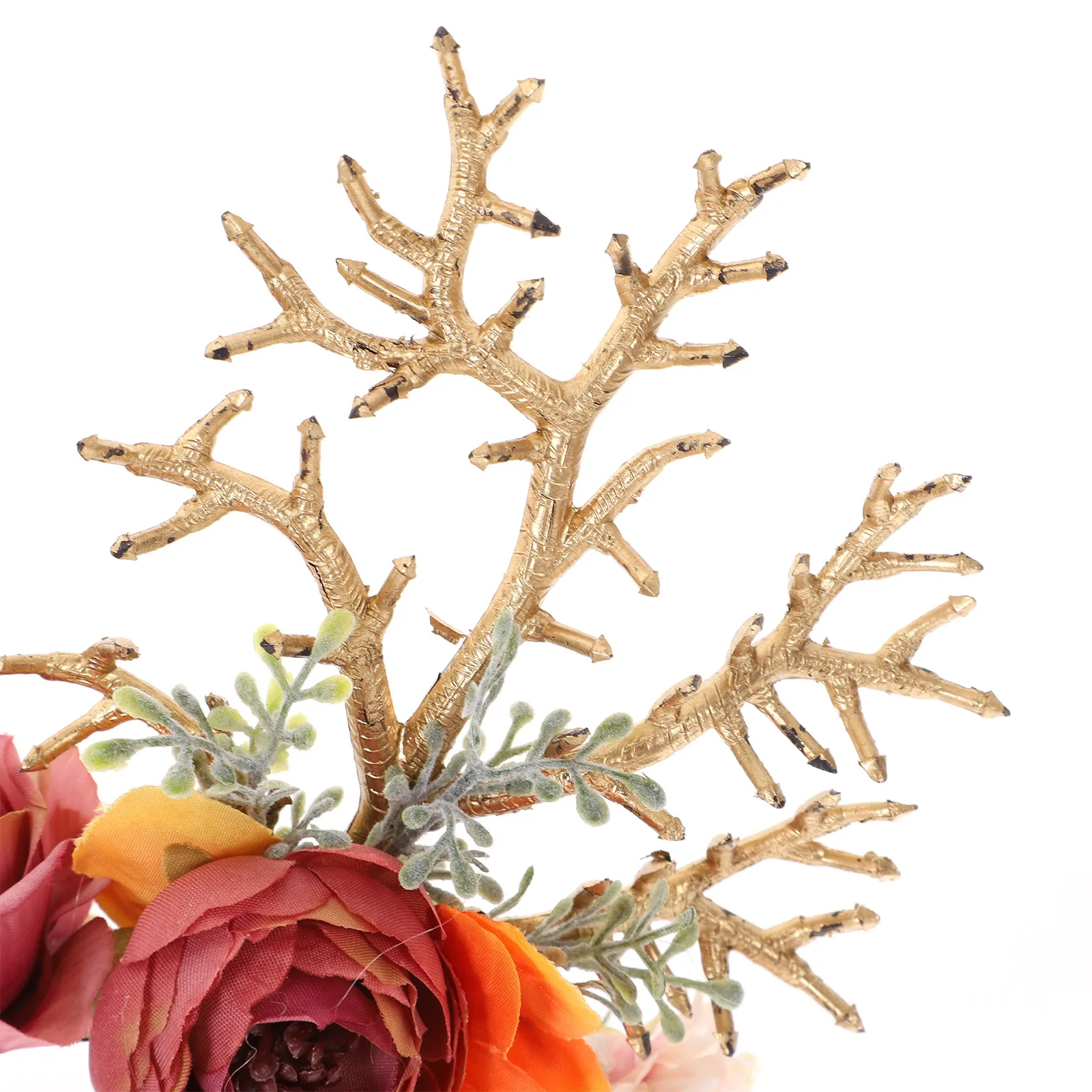 

Simulated Flower Antler Headband Lightweight Christmas Antlers Hair Hoops Deer Headwear Party Supplies Hairstyle Tools Hair