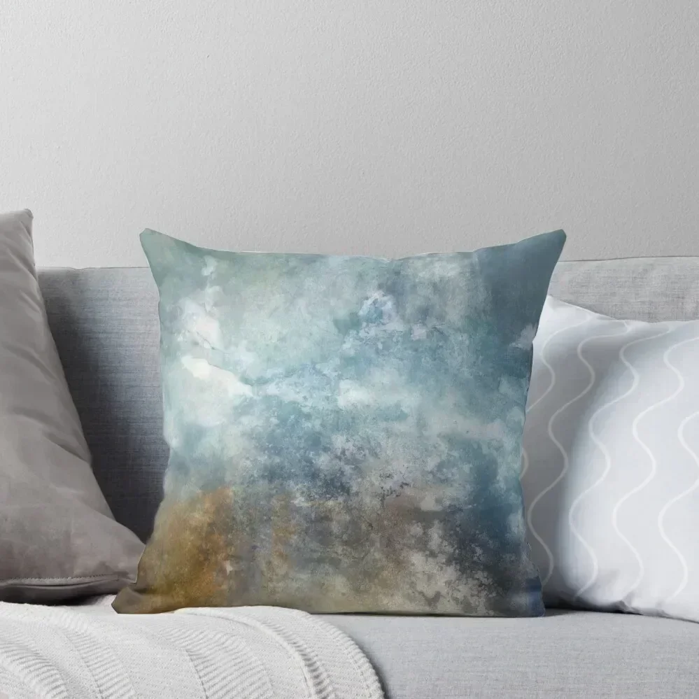 

Abstract Texture Blue and Gold Throw Pillow Cusions Cover Cushion Covers For Living Room Pillow Cover pillow