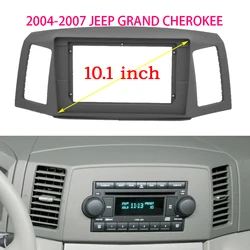 Adattatore per telaio autoradio Fascia da 10.1 pollici per 2004 2005 2006 2007 JEEP GRAND CHEROKEE Kit di rivestimento del pannello del cruscotto Android