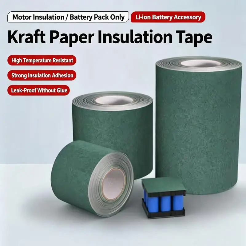10/20/30Meter 21700 18650 Battery Insulation Gasket Barley Paper Li-ion Pack Cell Insulating Glue Fish Tape Warp Electrode Insu