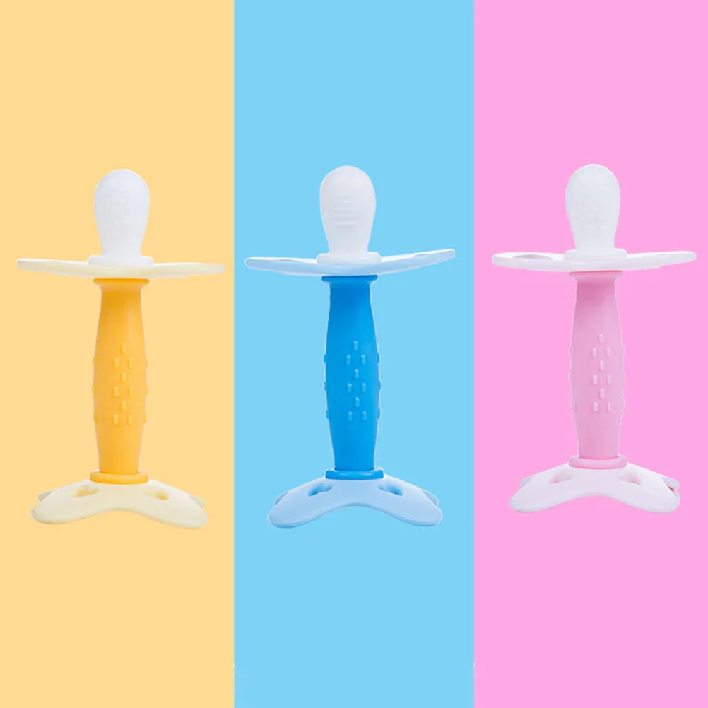 Anneau de dentition pour bébé, durable, couleurs vives, apaisant, anti-étranglement, pour nourrissons et nouveau-nés, outil de mastication pour les molaires, bâtonnet de gel pour soulager les douleurs de dentition