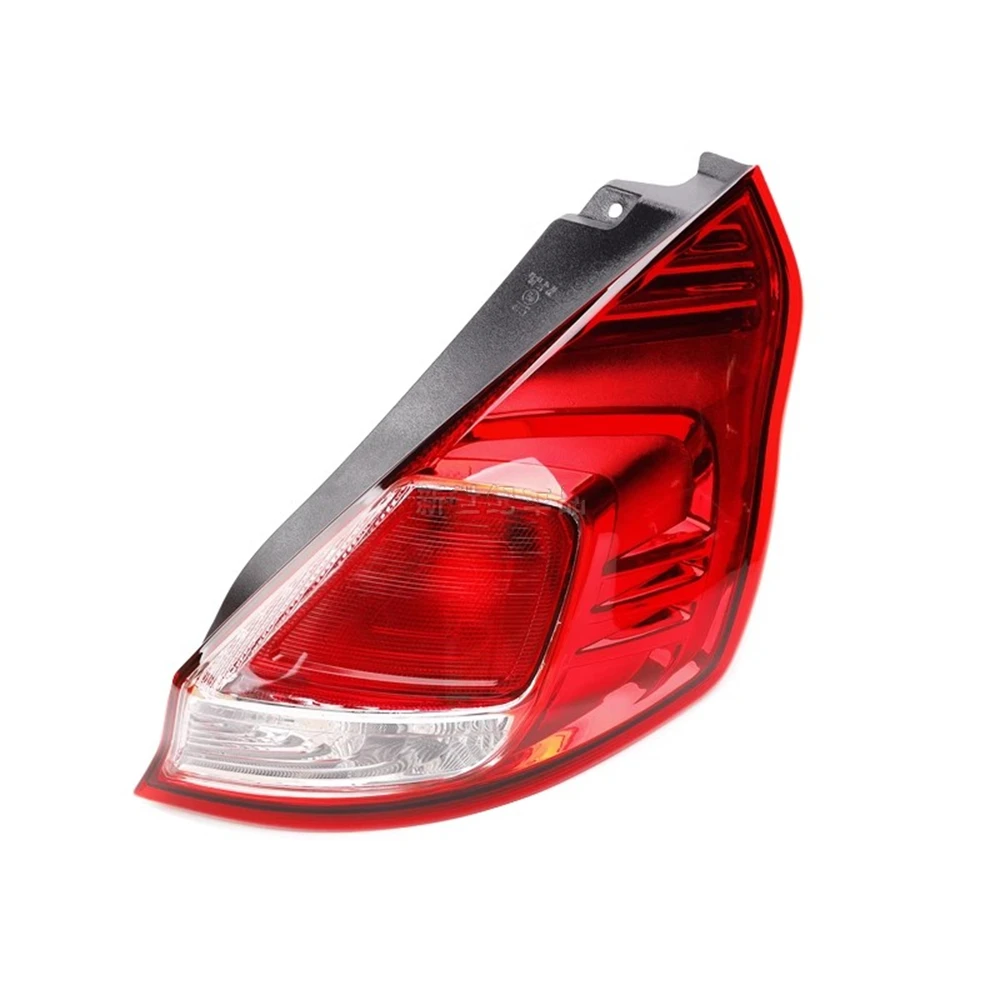 Car tail light half assembly rear lamp cover for 13-15 Ford Fiesta brake Reverse lights turn signal 2pcs