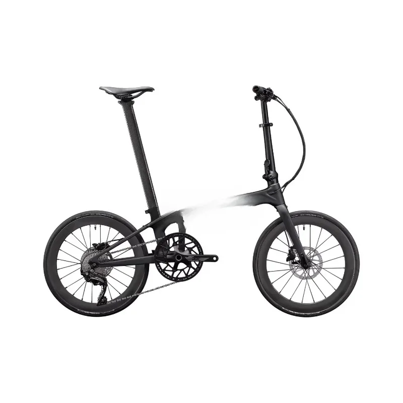 Carbon fiber folding bicycle 20 inch oil brake adult male and female students