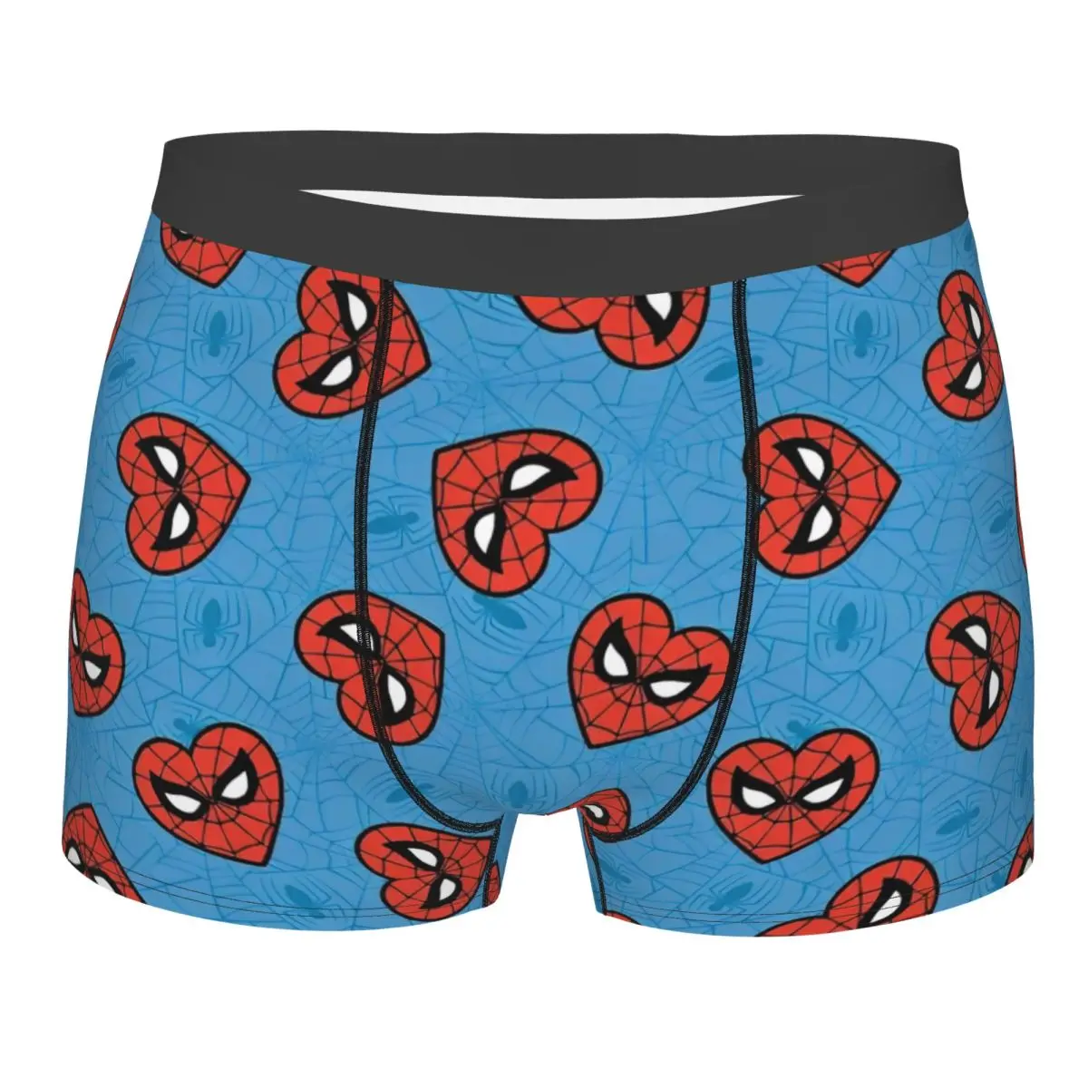 

Spider Man Hero Men's Underwear Boxer Shorts Panties Funny Breathable Underpants for Homme