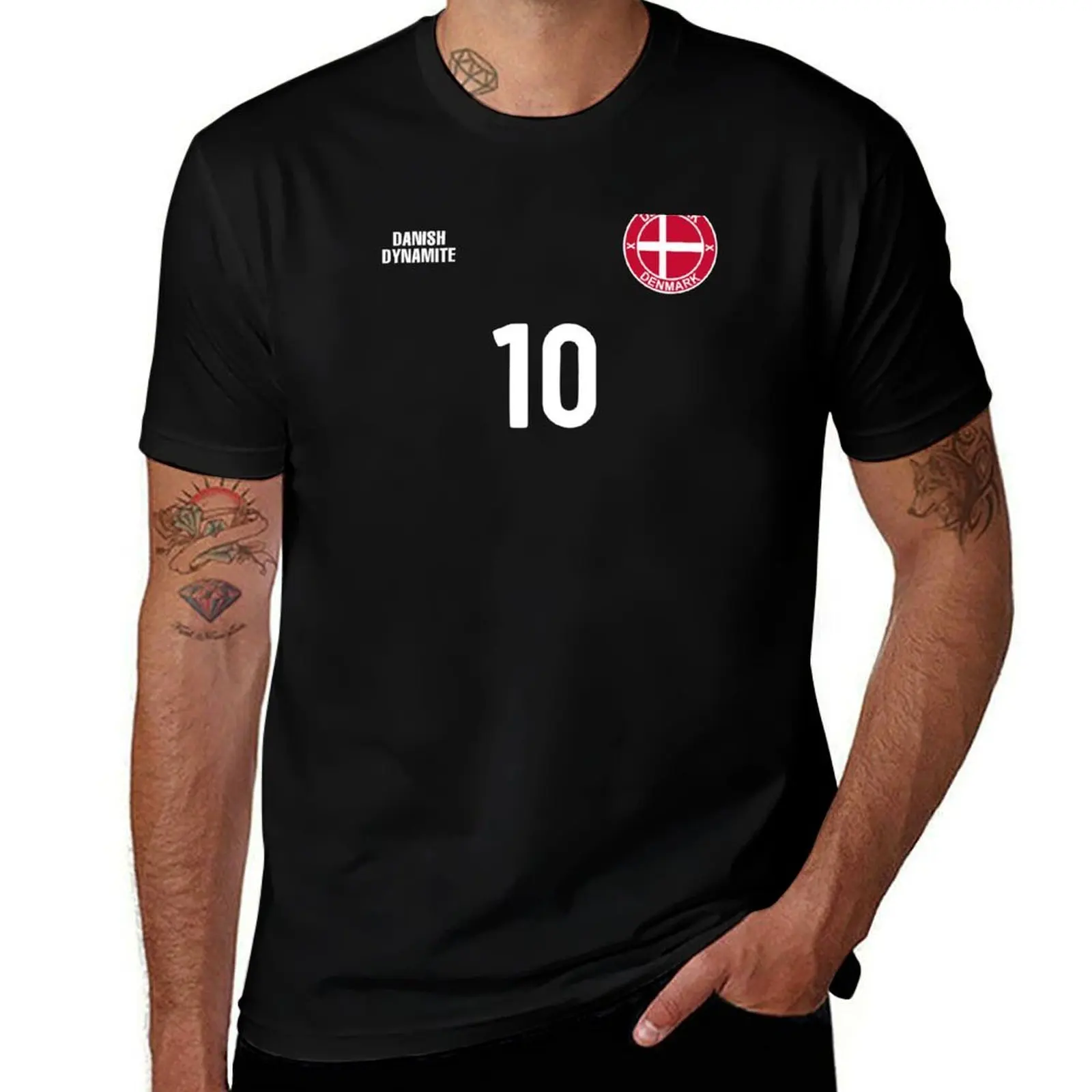 

Denmark Soccer Pride Retro Football Jersey for Fans T-Shirt football t shirt summer 2025 t shirts for men