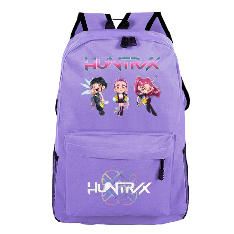 Hot Movie KPop Demon Hunters Zaino Borse da scuola di alta qualità Studenti Zaino da viaggio Moda Ragazzi Ragazze Cartoon Bookbag Regalo