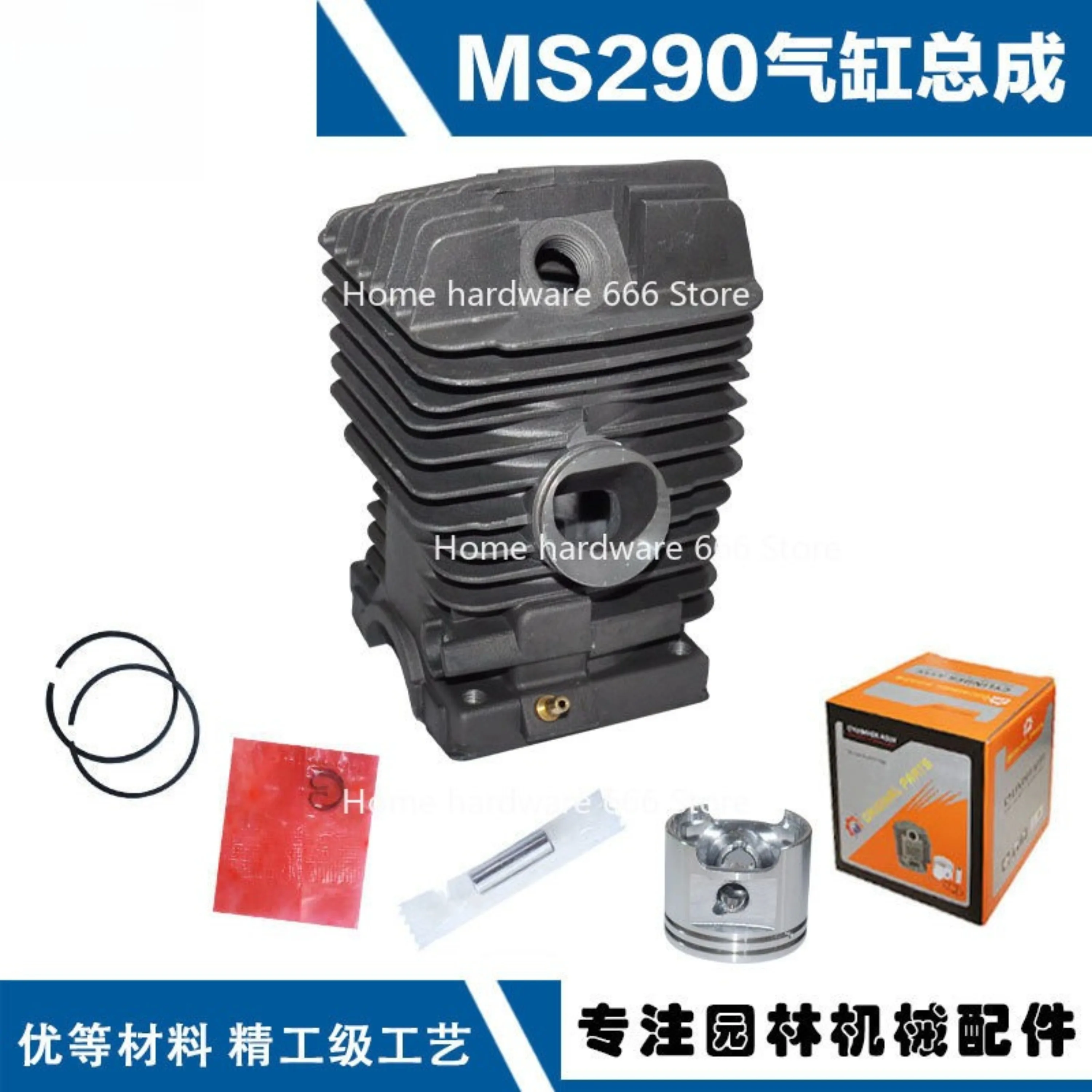 For MS290 Cylinder Block MS290 Piston 46nn MS290 Cylinder Assembly