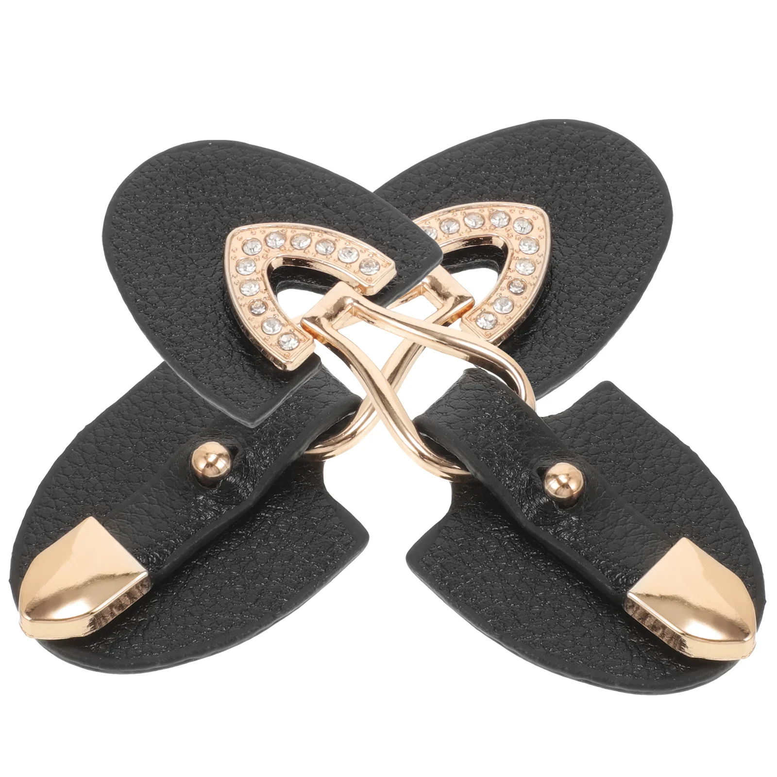 1 زوج حزام معدني أبازيم معطف أنيق تبديل أزرار استبدال ل سترة واقية سترة الملابس والاكسسوارات