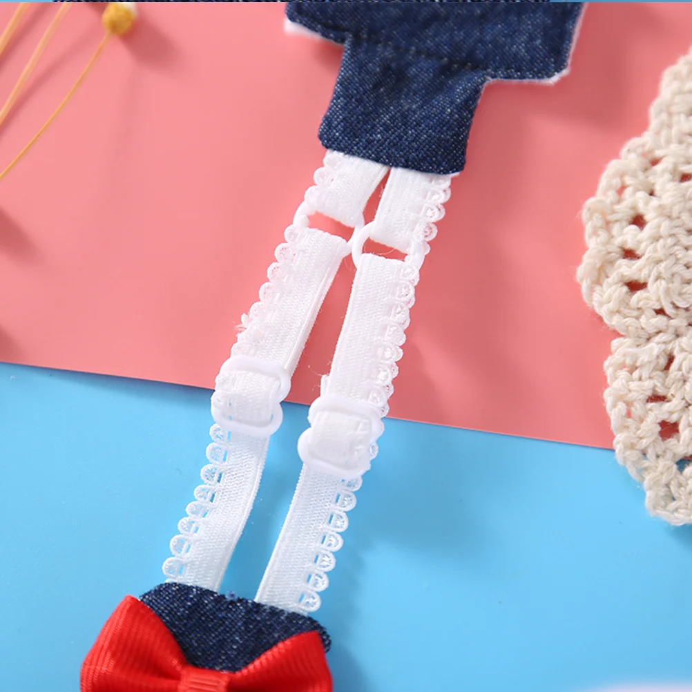 

Parrot Flight Suit Adjustable Bird Clothes Bowknot Design Comfortable Material Waterproof Pet Flying Costume Dark Blue Xs