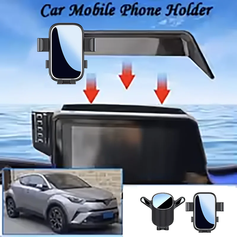 

Car Mobile Phone Holder for Toyota C-HR AX10 AX50 2018~2022 CHR Air Vent Cellphone GPS Bracket Auto Stand Gravity Accessories