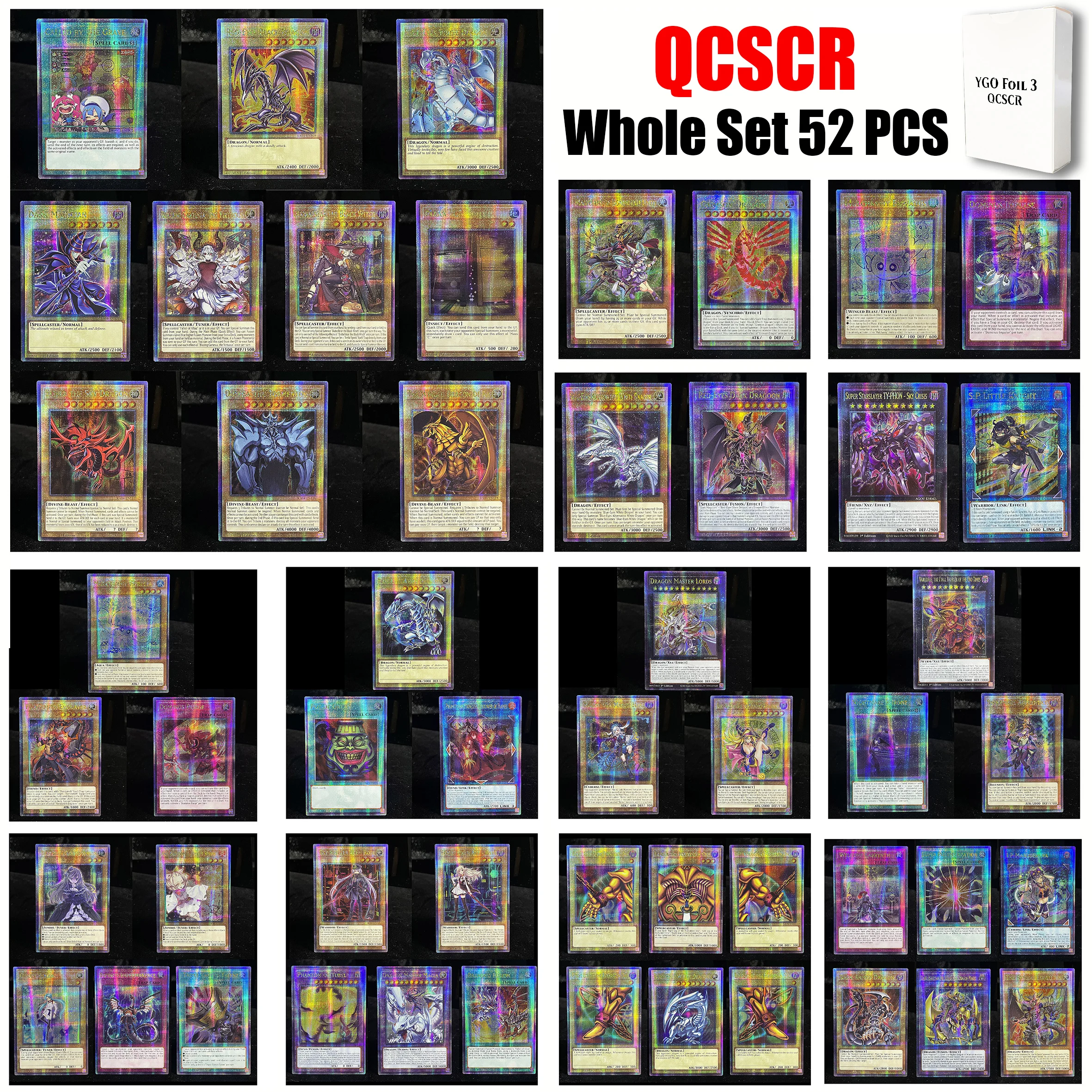 YuGiOh! QCSCR FOIL3 Whole Set Card BLTR/MP24/ROTA/AGOV/ALIN Sky Crisis Dark Dragoon Little Knight TCG YGO 25th Ballte Cards