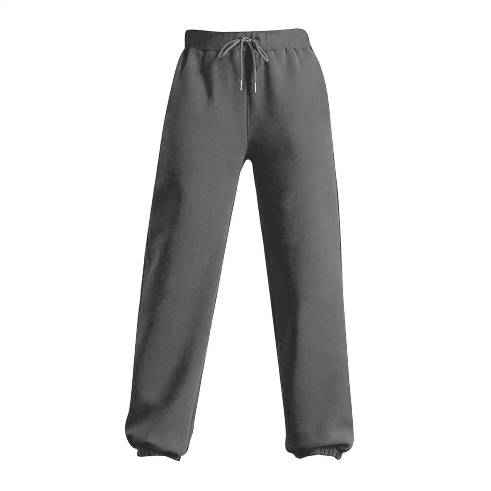 Plush Lined Sweatpants with Pockets Jogger Pants Home Dress Soft for Winter