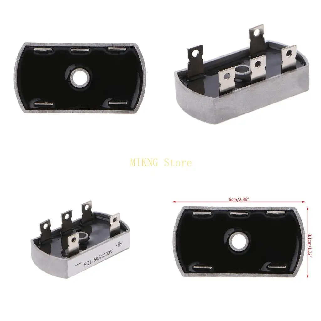 50A 1200V Aluminum Metal for Case 3 Phase Diode Bridge Rectifier 50Amp SQL50A Mo best sale