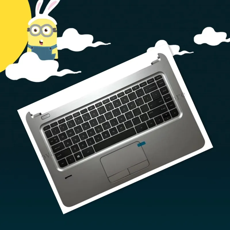 

НОВИНКА для 340 G3 G4 346, серебряная рамка для клавиатуры с упором для рук и сенсорной панелью 851536-001