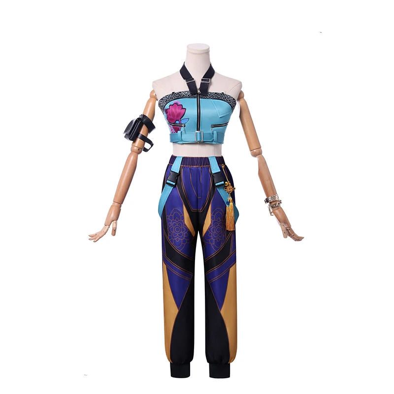 

Anime KPop Demon Hunters Cosplay Costume for Women Zoey Cosplay Fantasy Roleplay Outfits Ring Halloween Carnival Party Suit