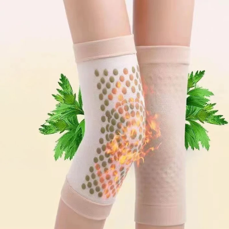 AI草膝プロテクター 暖かい 老足 冷え性 男女兼用 関節炎 高齢者用 脚プロテクター ロングチューブカバー 滑り止め