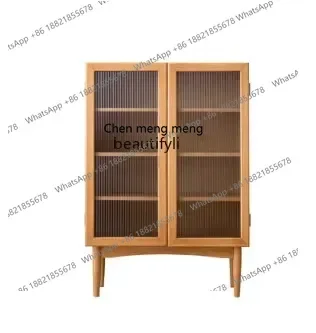 cn8350 LHY zq Sideboard Cabinet Living Room Tea Cabinet Kitchen Home Cupboard Simple Modern Locker Bedroom Storage Cabinet